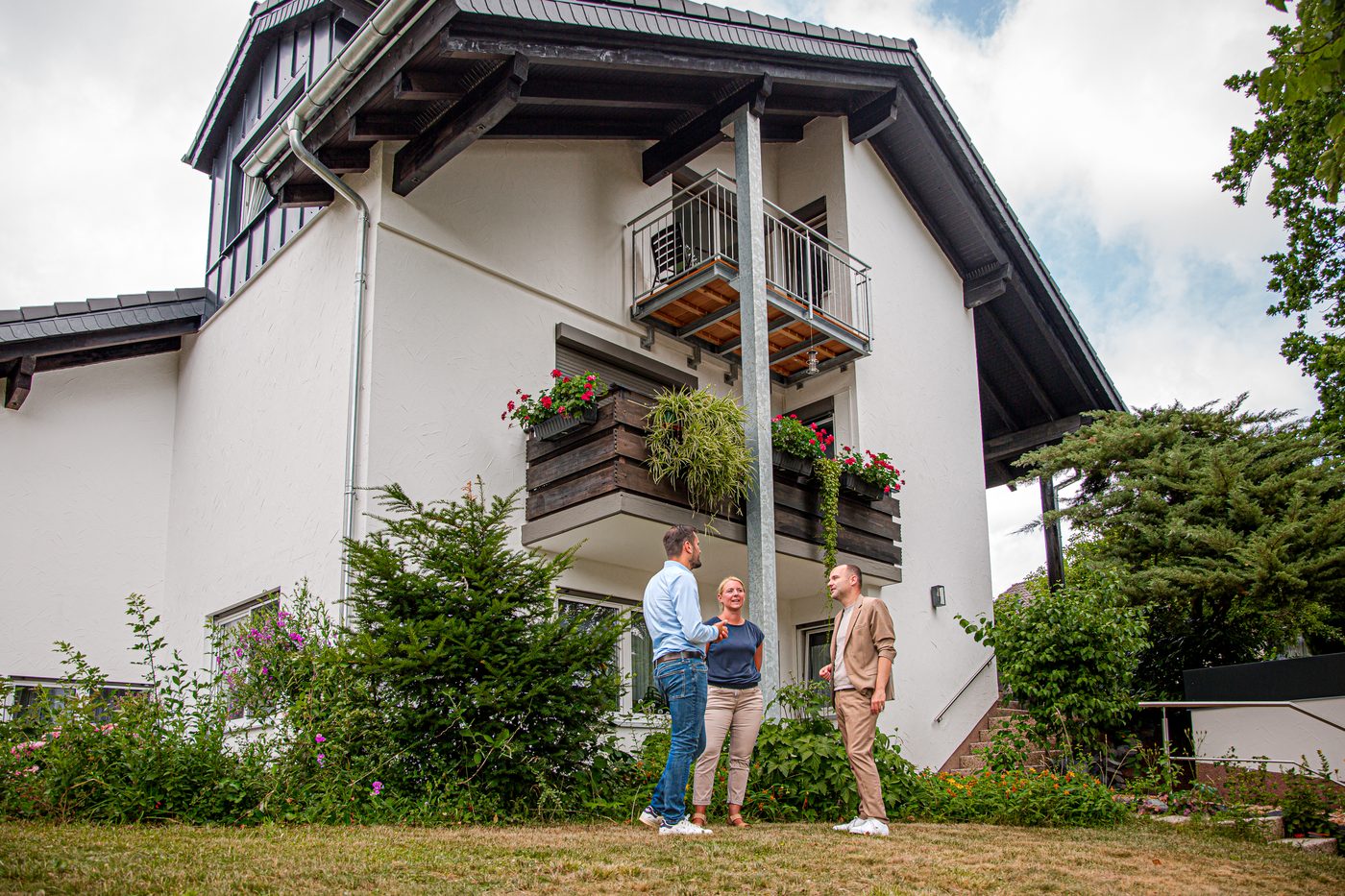 Das Haus in Coburg-Beiersdorf mit Garten